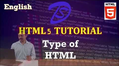 HTML tutorial | HTML vs XHTML vs DHTML in English