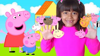 Familia Dos Dedos - Peppa Pig - Música Infantil - Kamilly Kids
