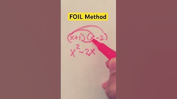 FOIL method// #mathematics #mathiseasy #fypage #mathisfun #algebra #shorts