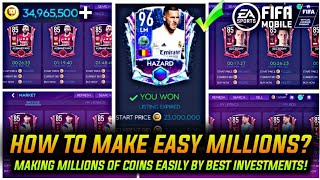 HOW TO MAKE EASY COINS IN FIFA MOBILE 21! BEST INVESTMENTS | BEST MARKET FILTERS | FIFA MOBILE