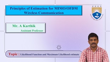 Likelihood Function and Maximum Likelihood estimate by Mr.A Karthik