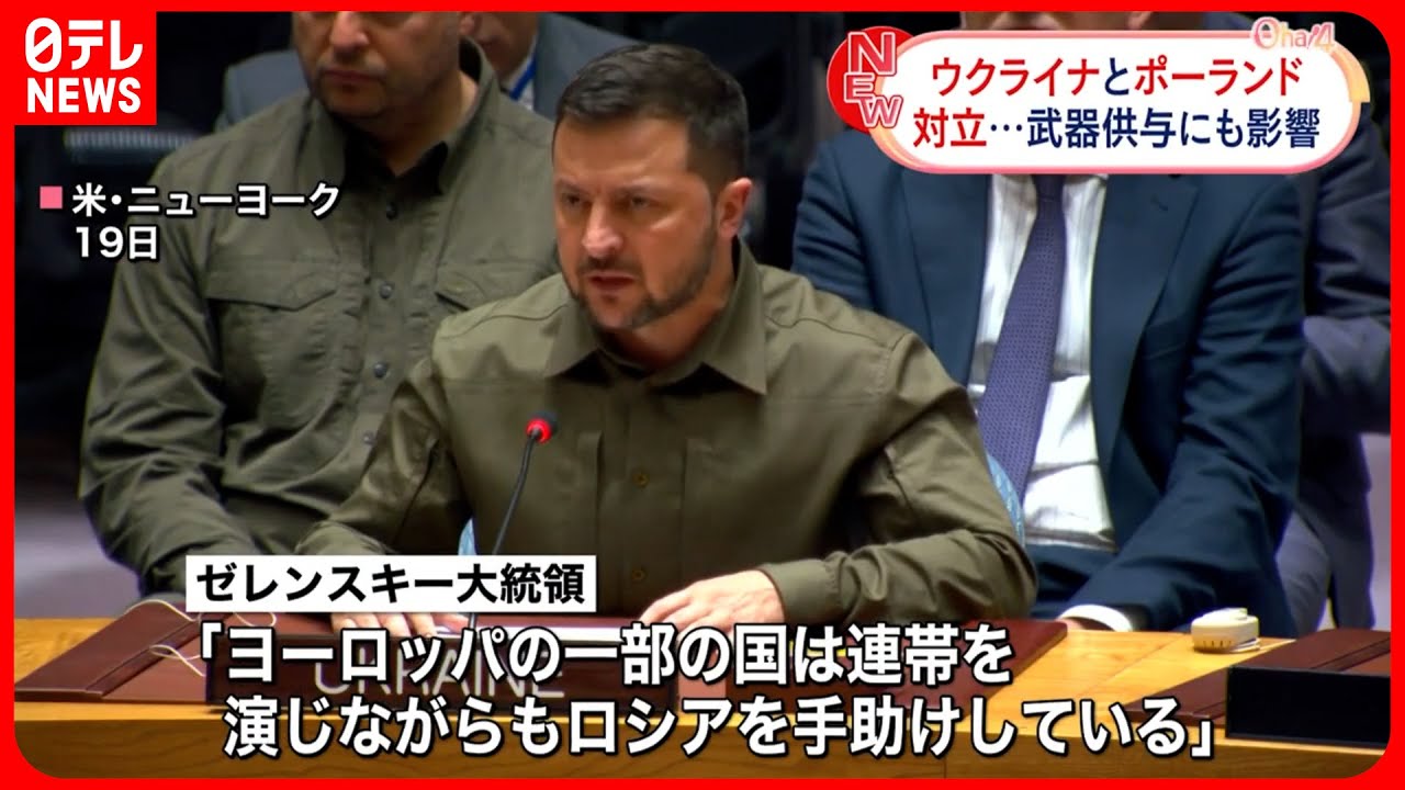 ポーランド】“武器供与は行わない” ウクライナと対立 - YouTube