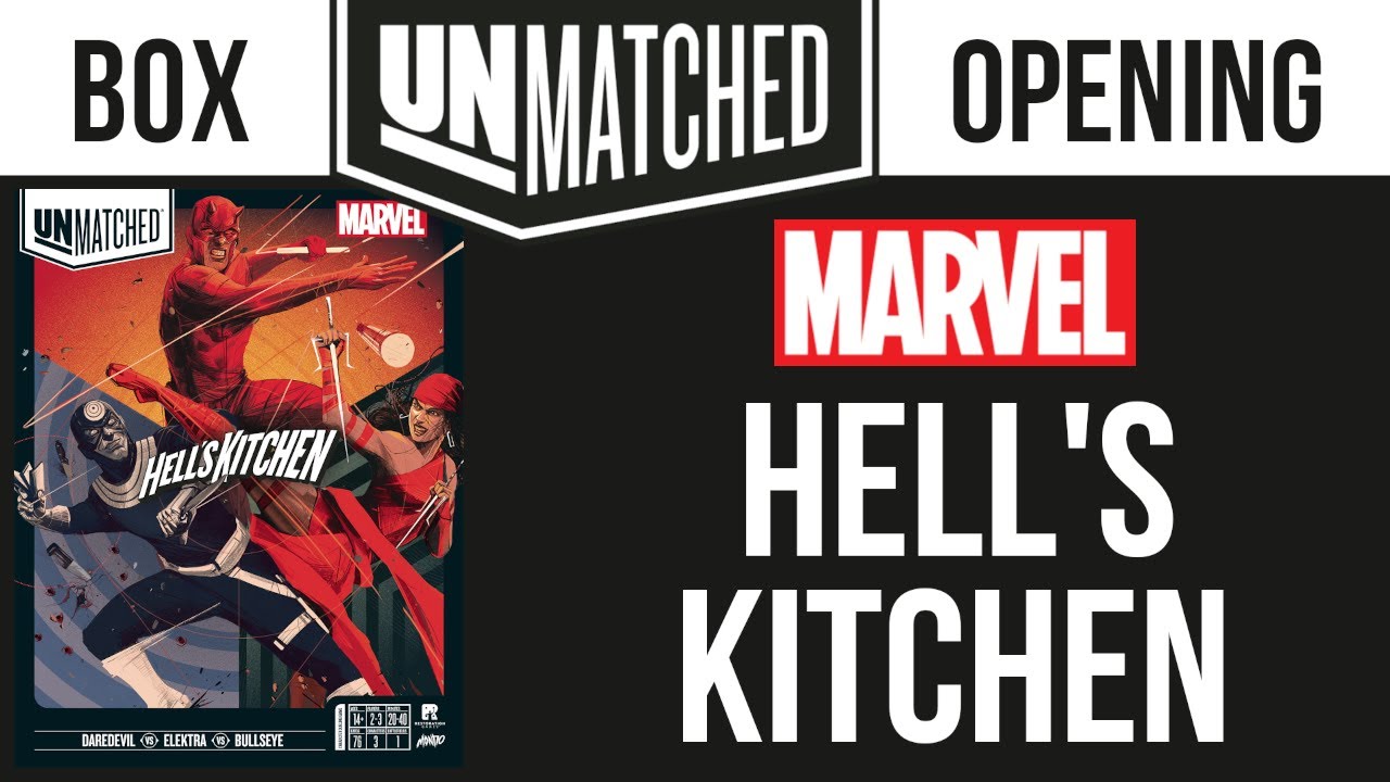 Unmatched Marvel: Hell's Kitchen Box Opening - YouTube