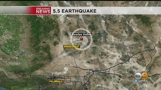 A 5.5-magnitude earthquake struck in san bernardino county wednesday
night.
