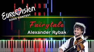 Alexander Rybak - Fairytale 🇳🇴 Norway (Eurovision 2009 Winner) [piano tutorial + sheet piano]