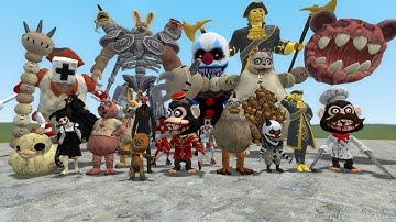 NEW PROJECT JOYKILL, MAMA BEAR BOSS AND ALL DARK DECEPTION CHAPTERS 1-4 NPCs in Garry