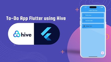 Flutter Todo || Hive Todo App Flutter