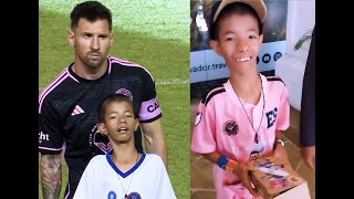 Lionel Messi, campeón del mundo, cumplió el sueño de niño salvadoreño.