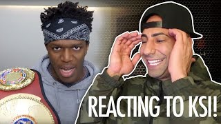 REACTING TO KSI THINKING HE CAN FIGHT ME! *POOR KID*