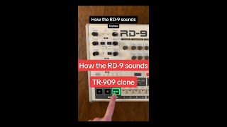 How the RD-9 sounds 👀 TR-909 clone #shorts