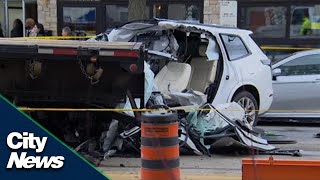 Two pedestrians and a driver are dead after a collision in Etobicoke