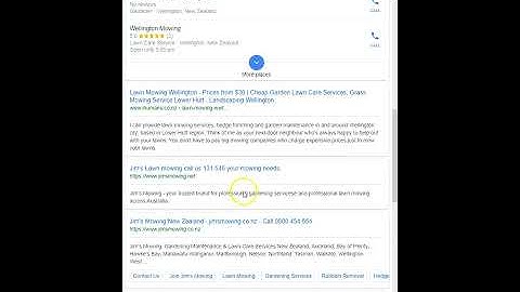Google Mobile SERP Results - Only Showing 5 items