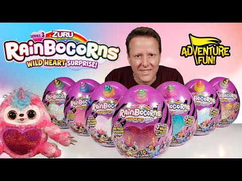 Rainbocorns Wild Heart Surprise Series 3 Including Rare Sparkle Sloth Adventure Fun Toy review!