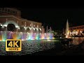 Dancing Fountain / Republic Square / Yerevan / Armenia. 4K 60fps