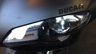 Ducati 848 EVO 2011 Matt Black Review & Start up