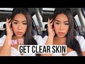 How to get clear skin  skincare routine  sabrina tam