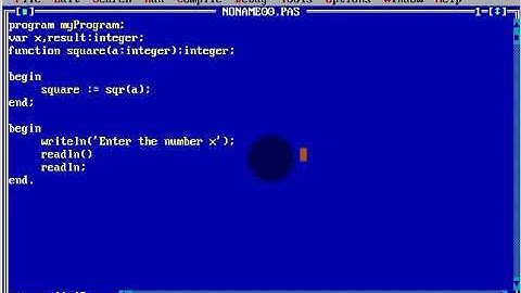 Turbo Pascal Programming  #31 Funtions part 2