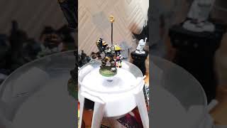 Old School Bad Moon Ork Nob In Mega Armour.