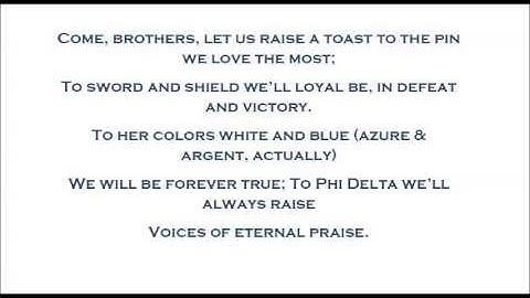 Eternal Praise - Phi Delta Theta