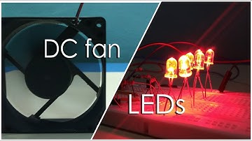 Light sensitive DC fan and LED lights using 555 timer PWM