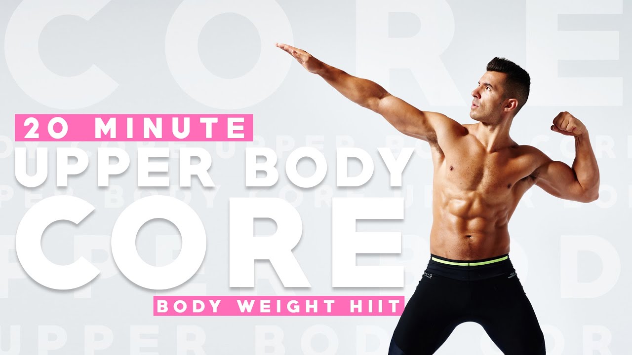 20 MINUTE UPPER BODY & CORE BODYWEIGHT HIIT | PMA FITNESS