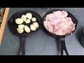 とり皮とニンニクでアヒージョをキメるだけの動画