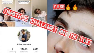 TIMOTHÉE CHALAMET IS ON TIK TOK | TRUTH IN PLAIN SIGHT!