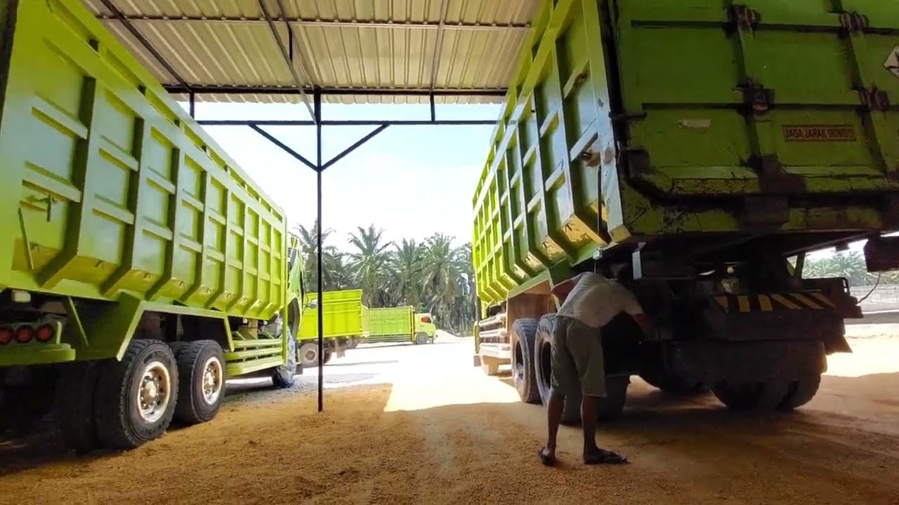 Proses pengecatan bak dam si kembar hino ti aris keling & pai, part 1