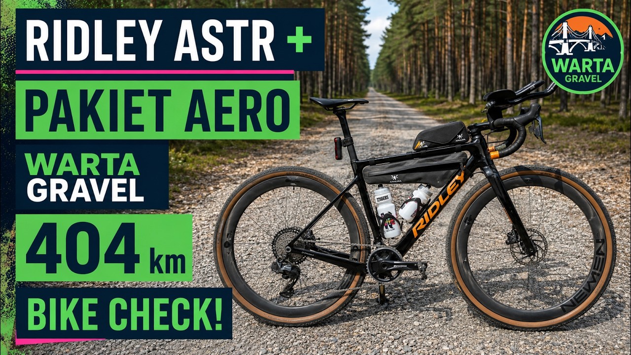 Ridley ASTR + Pakiet Aero - Bike Check na WARTA GRAVEL 2026 - 404km - Na Takim Pojadę!