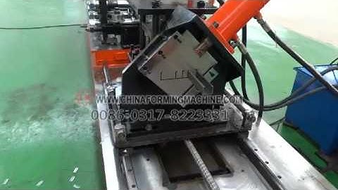 High speed servo motor C/U Stud and Track/Tee Grid/Cable Tray Roll Forming Machine