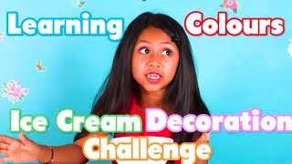 Learning Colours with ICE CREAM | Kiddyzuzaa | Videos for Kids
