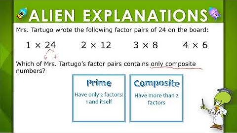 5th Grade - Math - Prime and Composite Numbers - Question Feedback - 150736