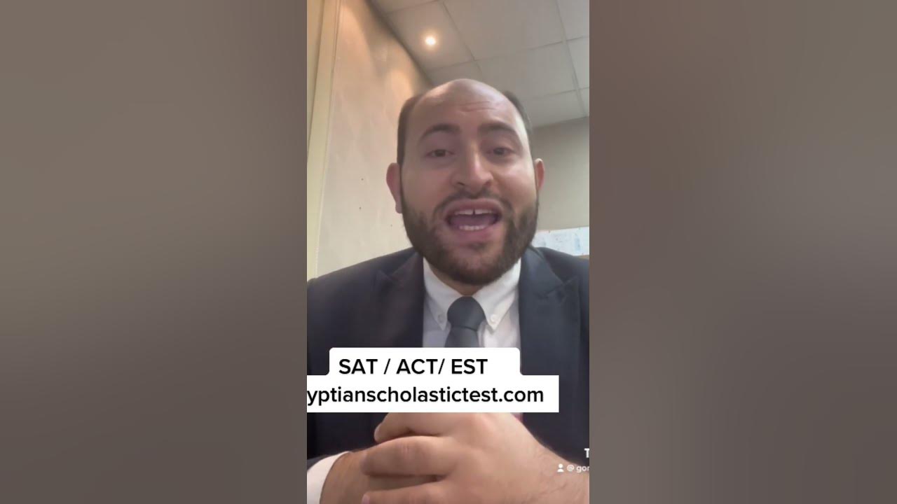 What does (SAT, ACT, and EST) stand for? YouTube