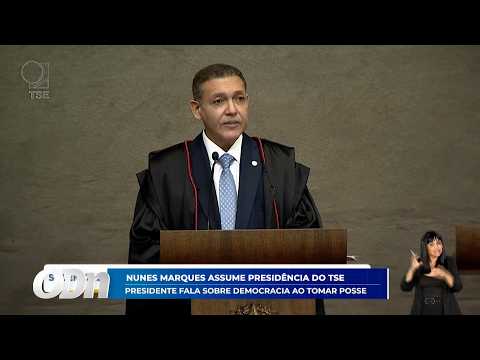 Nunes Marques assume presidência do TSE e cita desafio e perigos do uso da IA 13 05 2026