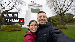 We made it to CANADA! 🇨🇦 (Crossing the border + our first Asian Mall!)