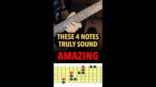 These 4 Notes Sound AMAZING #guitarshorts 🎸 S007