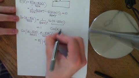 The Pearson Correlation Coefficient Part 1