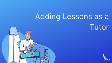 How to add a Lesson as a Tutor in TutorCruncher