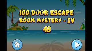 100 Door Escape Room Mystery 4 - Level 48 step by step walkthrough solution 