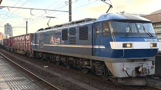 1071レ　EF210-128牽引コンテナ貨物列車　浜松を通過！