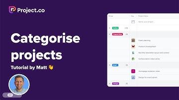 Categorizing Projects & Tasks in Project.co