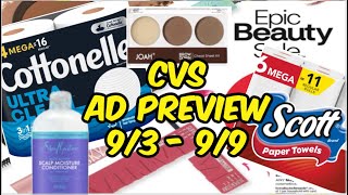 CVS AD PREVIEW (9/3 - 9/9) | Paper products, Diapers, Hair Care & more!