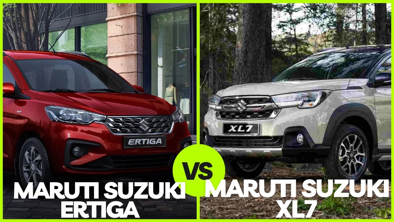 2024 Maruti Suzuki XL7 vs Ertiga | MPV Comparison | Features, Space ...