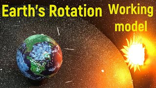 Earth rotation working model | Science project | diy science project | diyas funplay