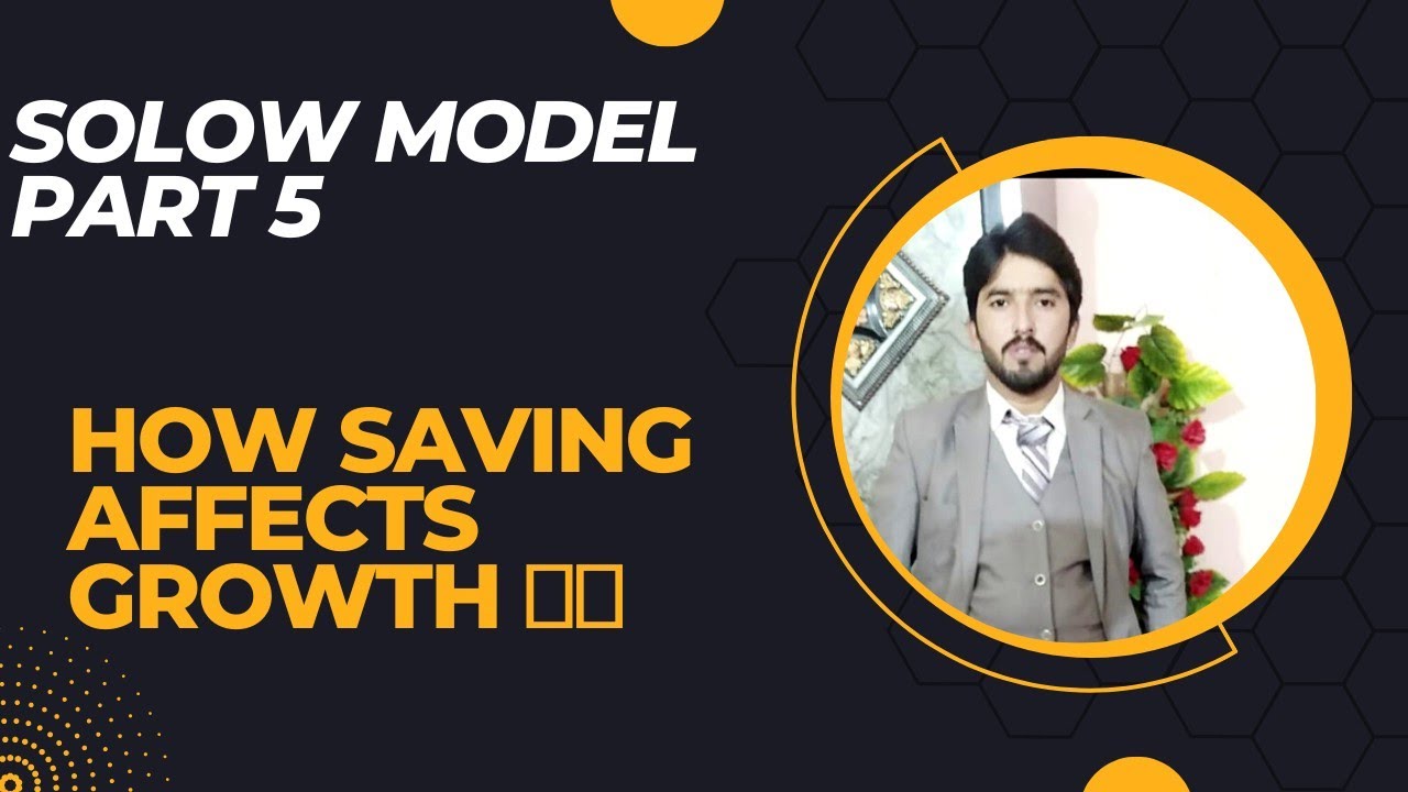 Solow model part 5 How saving affects growth #macroeconomics - YouTube