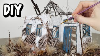 Diorama / Abandoned House / DIY