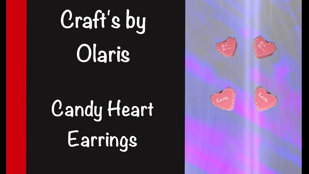 Trying Candy Heart Earrings!