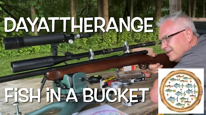 @Dayattherange Shooting fish in a bucket challenge with my Stevens 416 & Fecker 12x scope