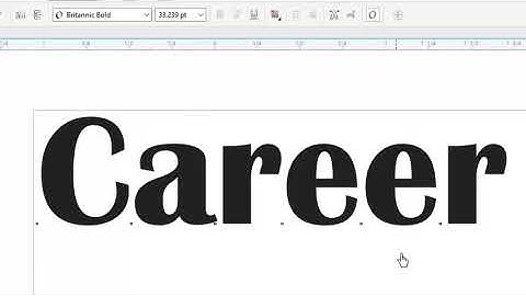 Understanding how to use the CORELDRAW TEXT - PART 1