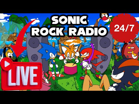 🦔🤘🏼🔴 Sonic Rock & Metal Radio (24/7) - Covers & Remixes from Sonic The Hedgehog Games